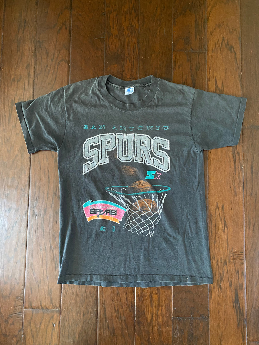San Antonio Spurs 1990's Starter Vintage Distressed T-shirt