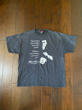 Load image into Gallery viewer, Bruce Lee Early 2000’s “Knowing Is Not Enough, You Must Apply” Vintage Distressed T-shirt
