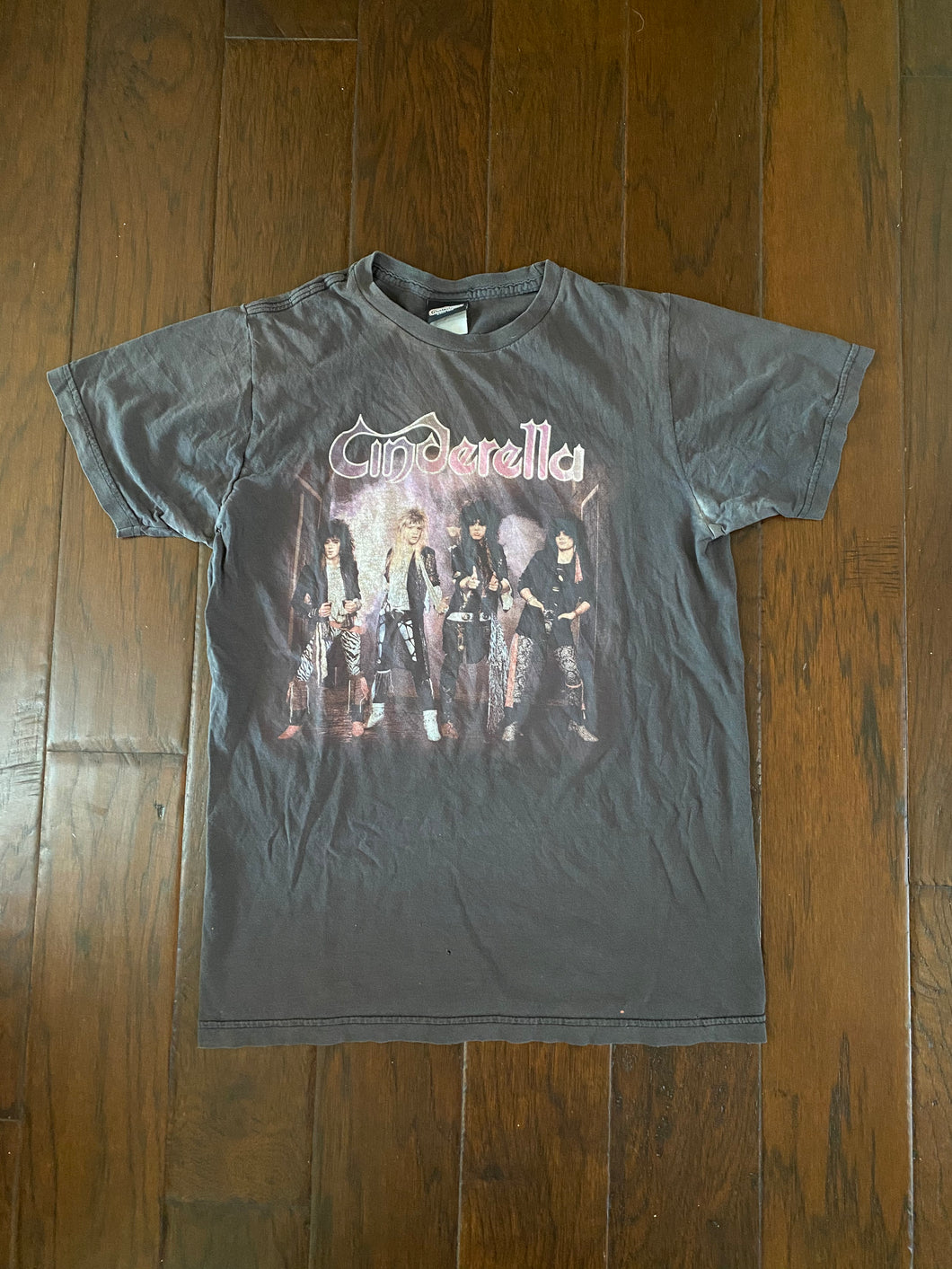 Cinderella 2006 Winterland Tag “Night Songs Tour 1986” Vintage Distressed T-shirt