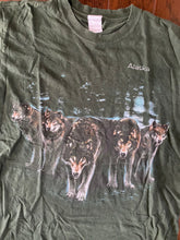 Load image into Gallery viewer, Alaska Wolves Vintage Distressed T-shirt
