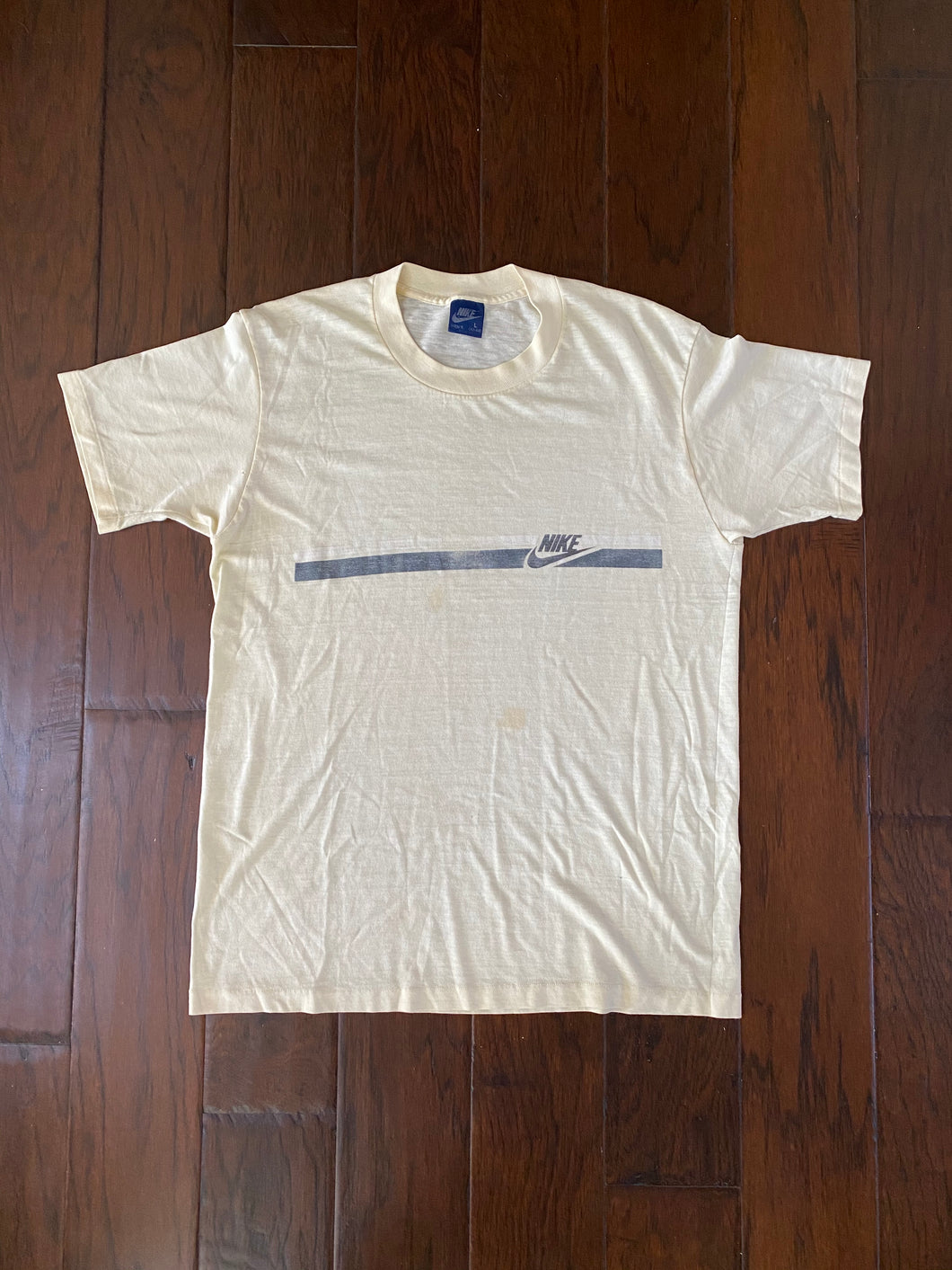Vintage 1980’s Nike Blue Tag Distressed T-shirt
