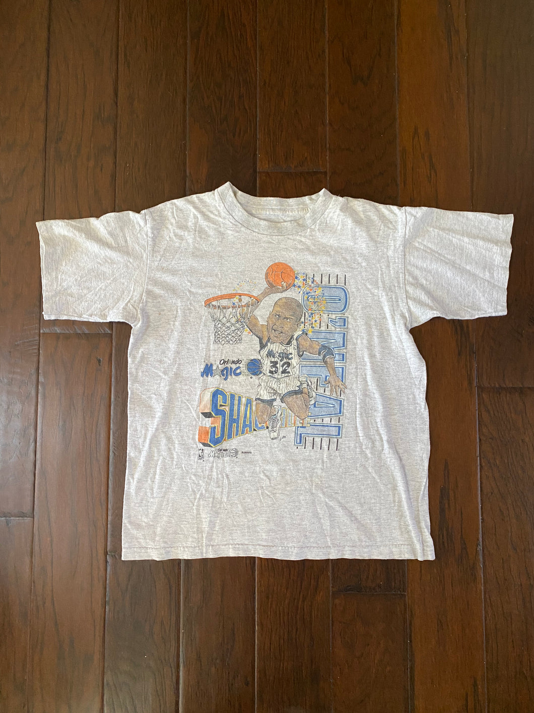 Orlando Magic Shaquille O’Neal 1990’s Vintage Distressed T-shirt