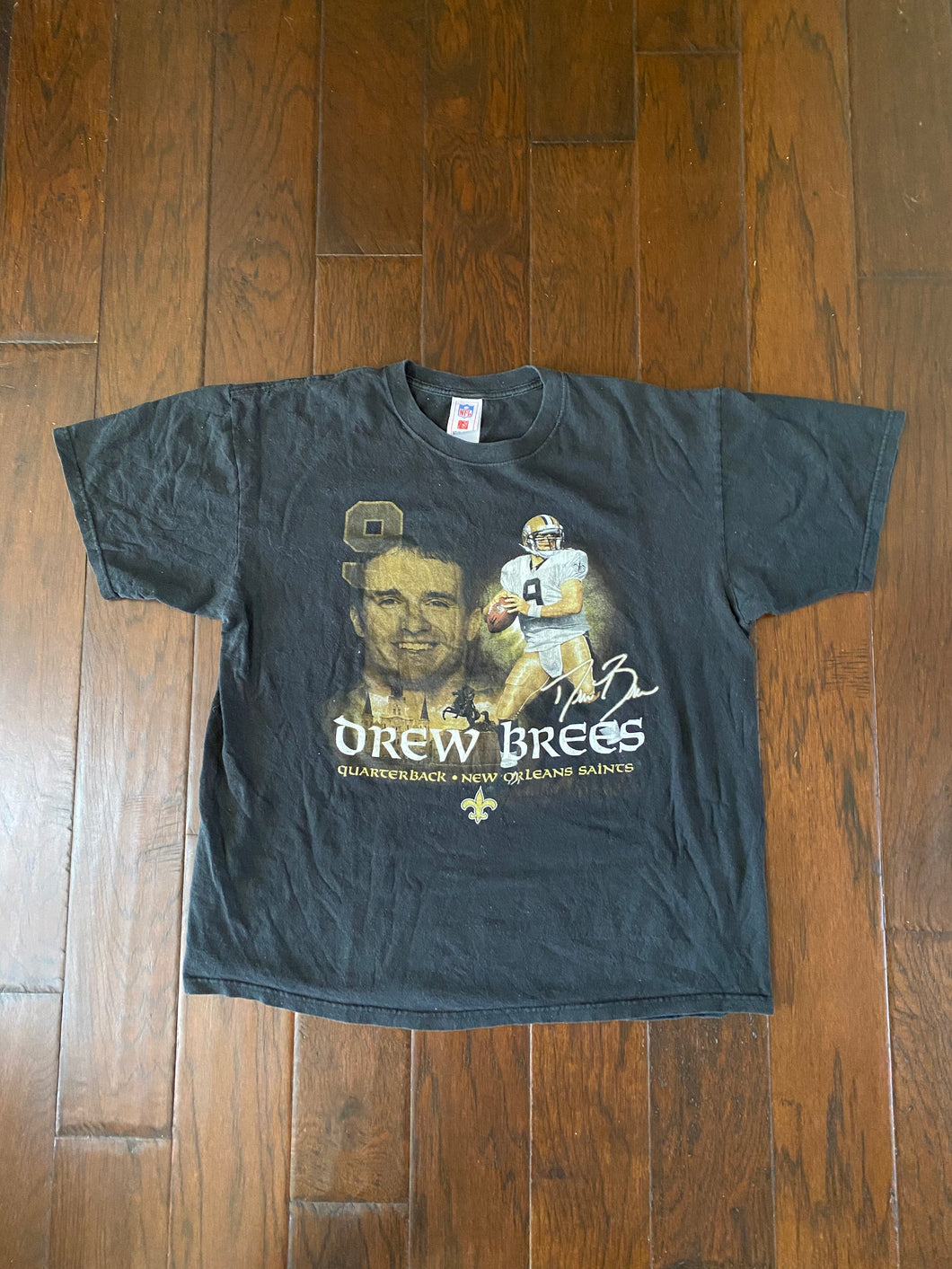 New Orleans Saints Drew Brees 2000’s Vintage Distressed T-Shirt