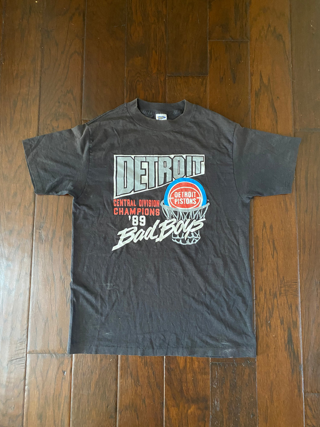Detroit Pistons 1989 “Bad Boys” Vintage Distressed T-shirt