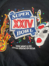 Load image into Gallery viewer, Super Bowl XXIV “January 27, 1990” New Orleans Vintage Distressed Sweatshirt
