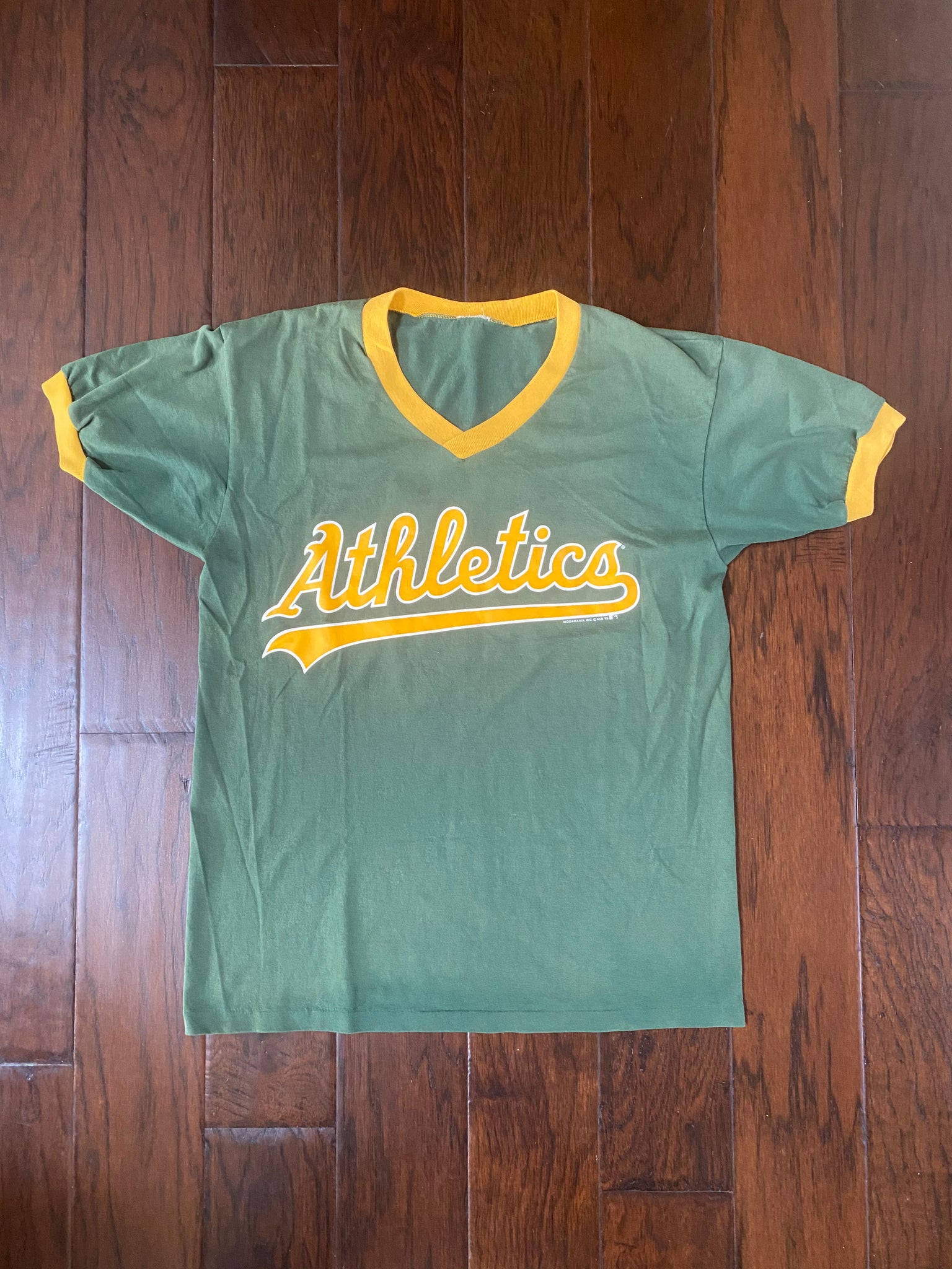 Oakland Athletics 1995 Vintage Distressed Jersey T-shirt – The Vintage  Cowboy TX