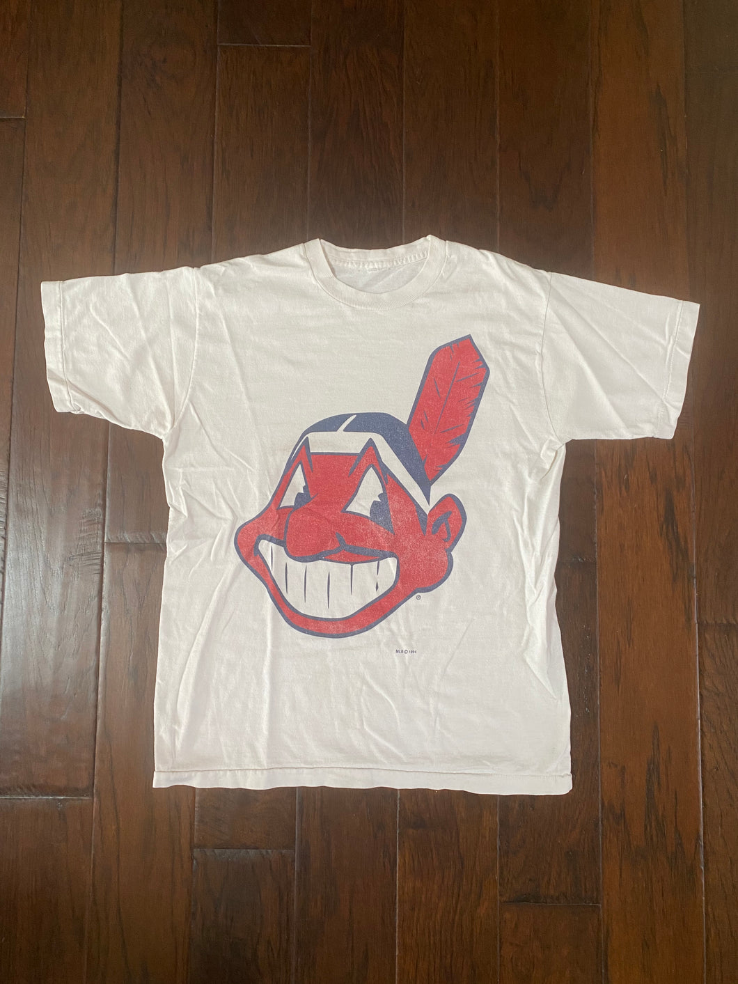 Cleveland Indians 1994 “Chief Wahoo” Vintage Distressed T-shirt