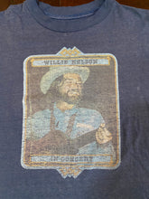 Load image into Gallery viewer, Willie Nelson 1980’s Incredible Thin Vintage Distressed T-shirt
