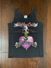 Load image into Gallery viewer, Motley Crue 1989 “Without You” Vintage Distressed Tank Top
