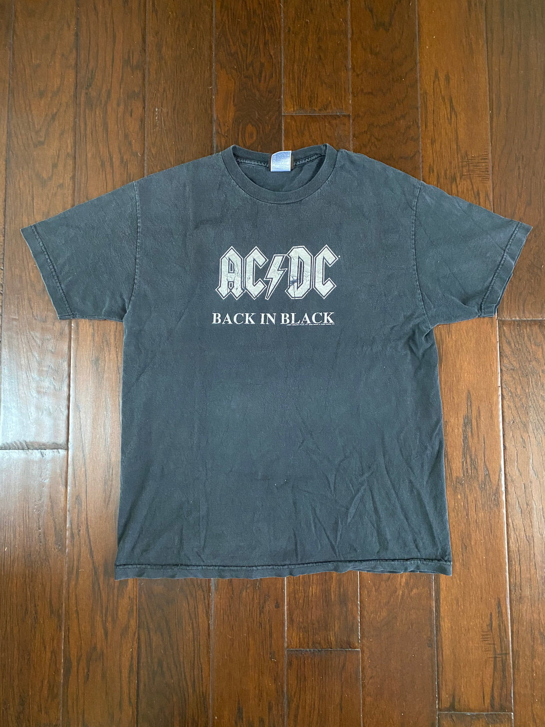AC/DC 2005 “Back In Black” Vintage Distressed T-shirt