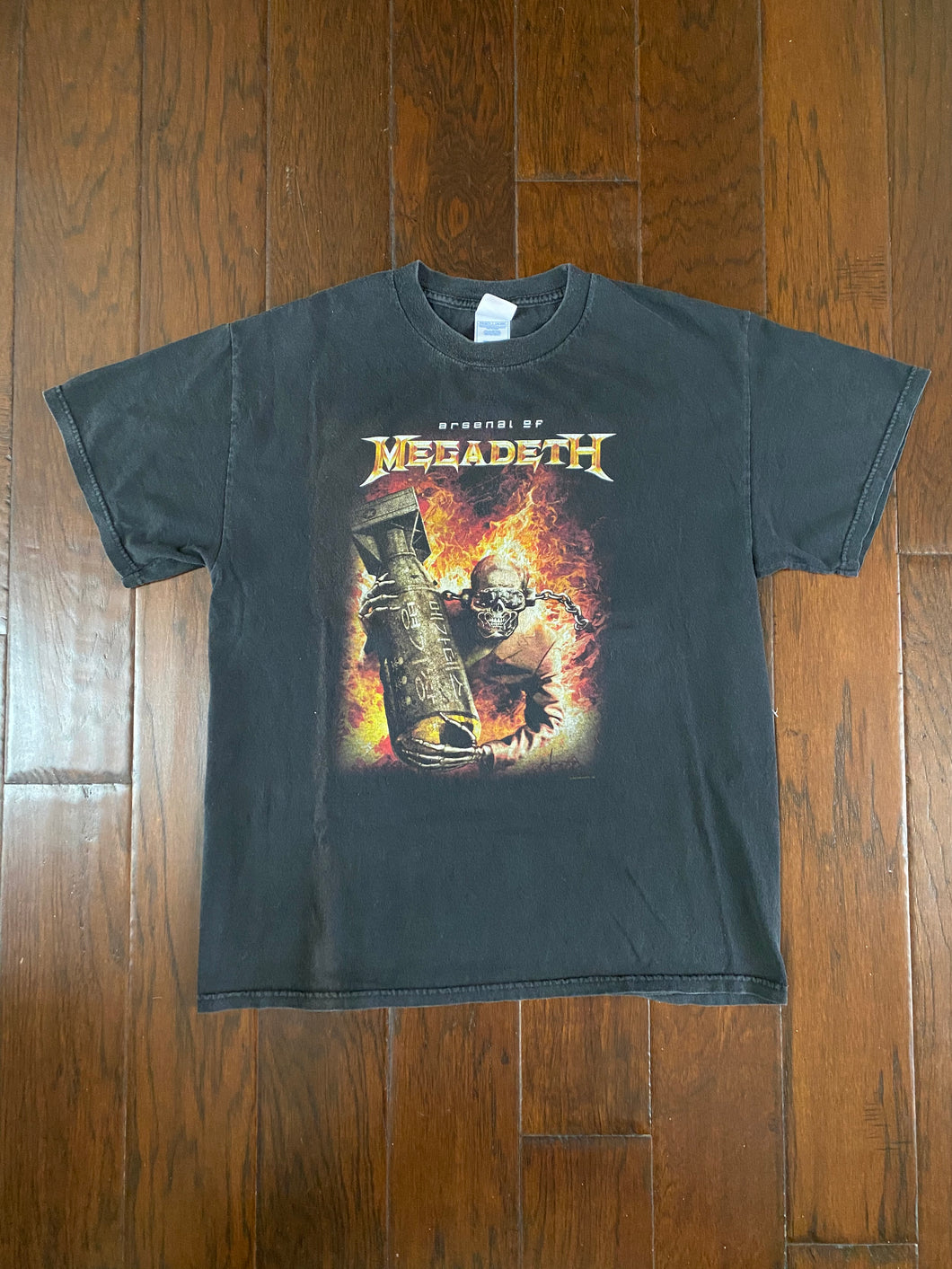 Megadeth 2005 “Arsenal Of Megadeth” Vintage Distressed T-shirt