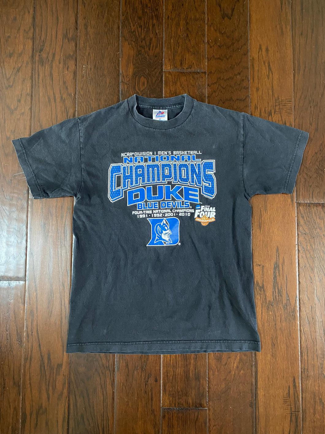 Duke Blue Devils 2010 “National Champions” Vintage Distressed T-shirt