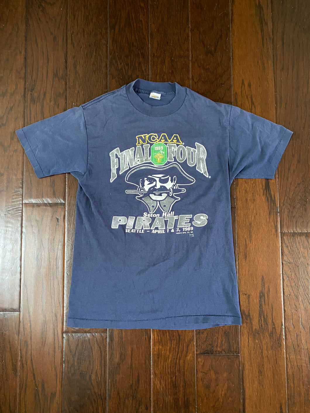 Seton Hall Pirates “1989 Final Four” Vintage Distressed T-shirt