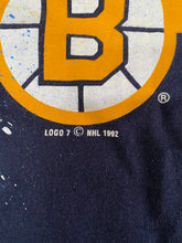 Load image into Gallery viewer, Boston Bruins 1992 Vintage Distressed T-shirt
