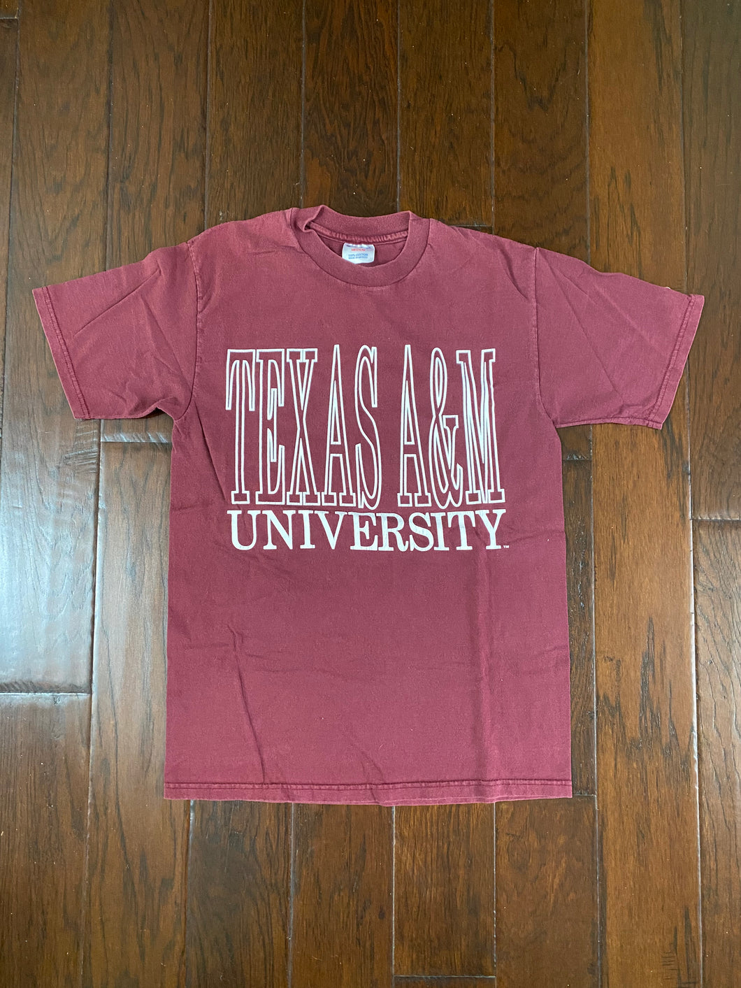 Texas A&M University 1990’s Champion Tag Vintage Distressed T-shirt