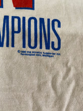 Load image into Gallery viewer, Detroit Pistons 1990 “We Win Again” NBA Champions Vintage Distressed T-shirt

