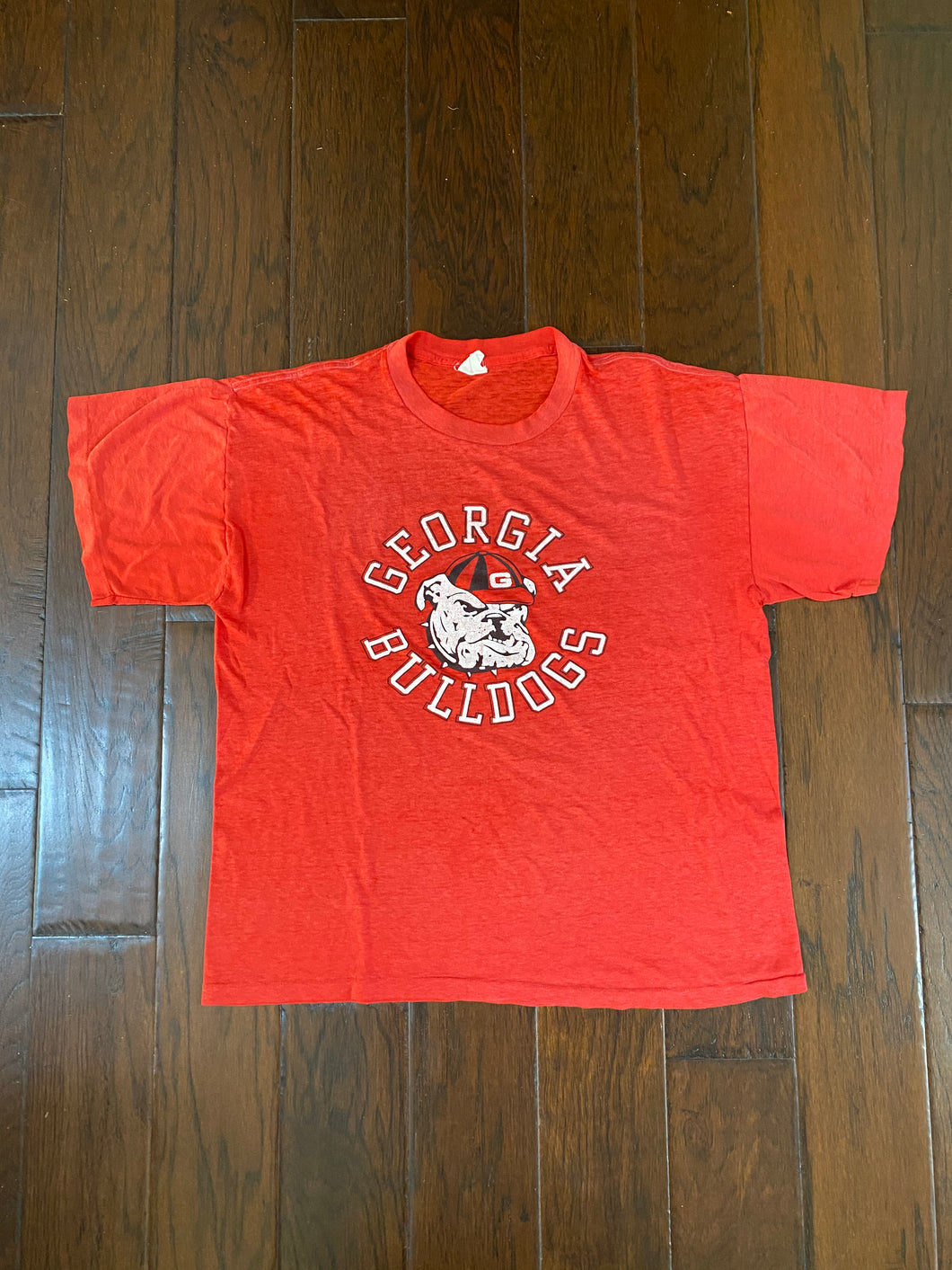 University of Georgia Bulldogs 1980’s Vintage Paper Thin Distressed T-shirt