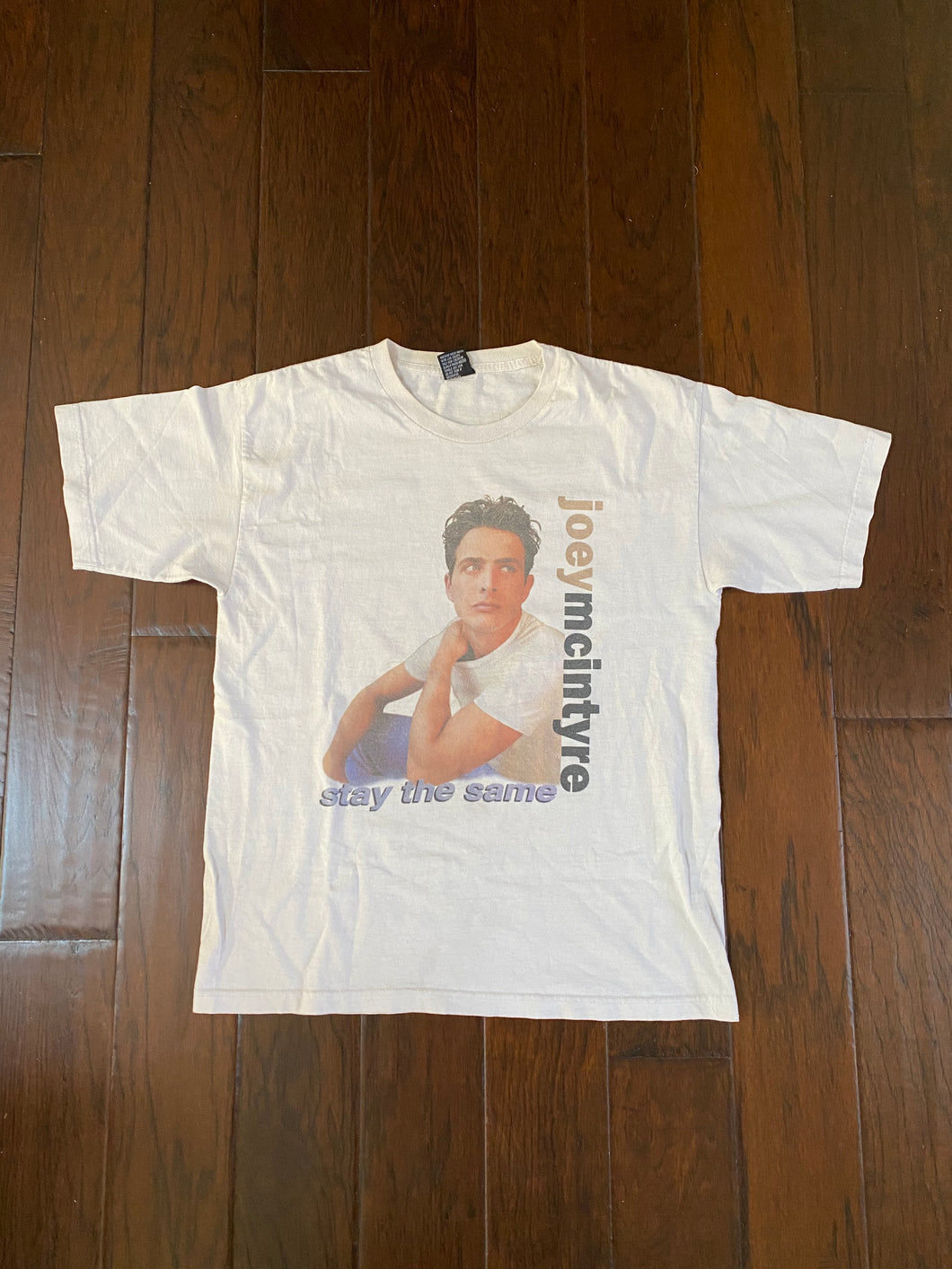 Joey McIntyre 1999 “Stay The Same” Vintage Distressed Tour T-shirt