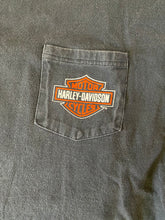 Load image into Gallery viewer, Harley-Davidson 2000’s “Ft. Myers Hot Rods &amp; Harleys” Vintage Distressed Pocket T-shirt
