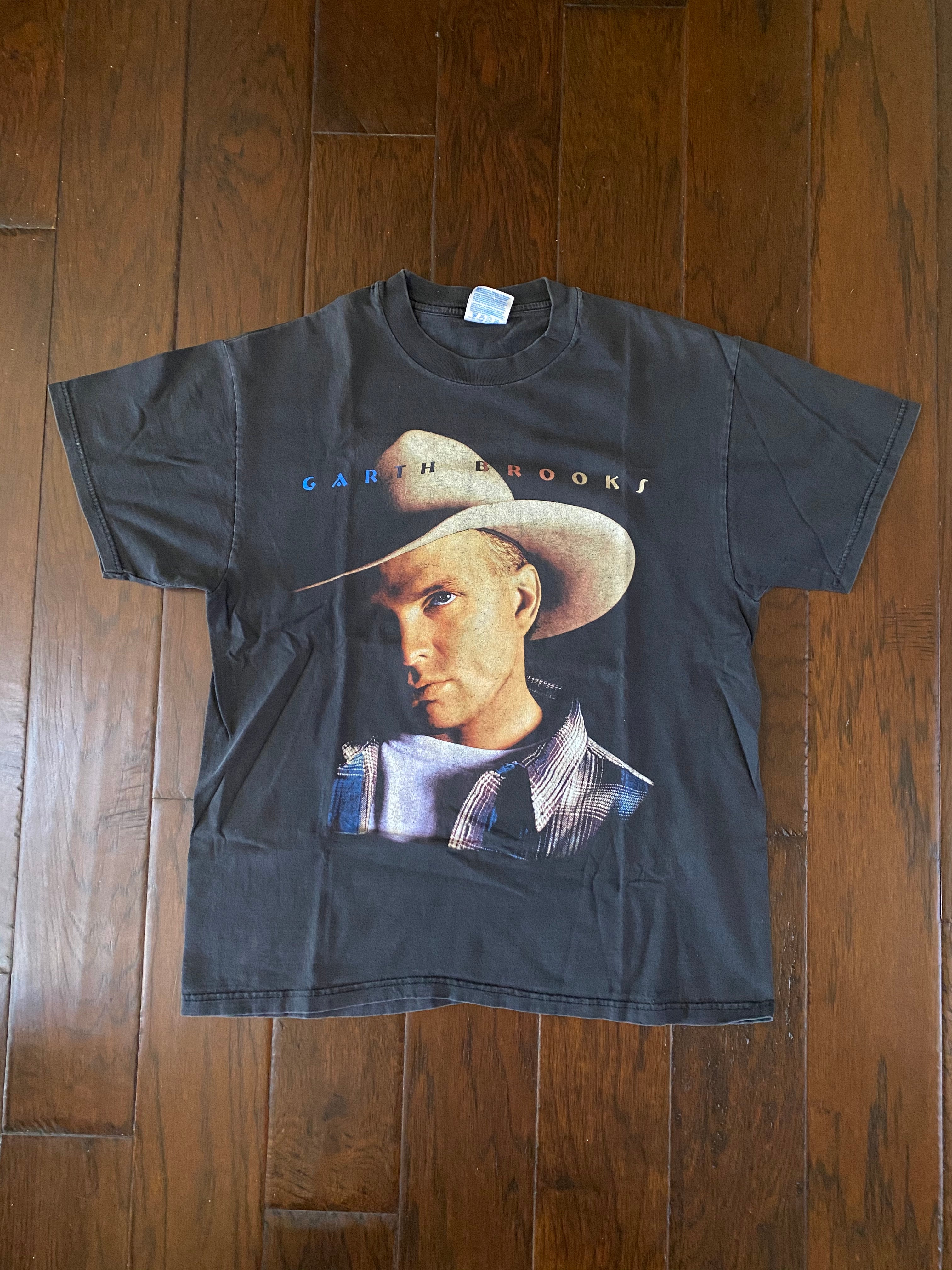 Garth Brooks 1995 “Fresh Horses World Tour” Vintage Distressed T