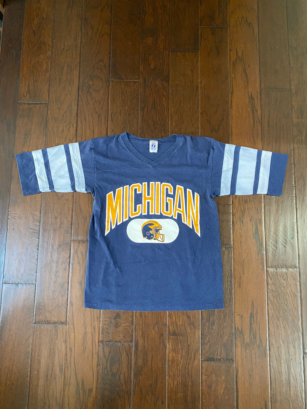 University of Michigan Football 1980’s Vintage Distressed T-shirt