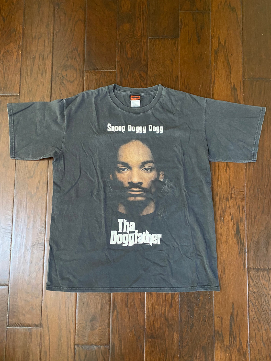 Snoop Doggy Dogg 2005 Death Row Records Tag “Tha Doggfather” Vintage Distressed T-shirt